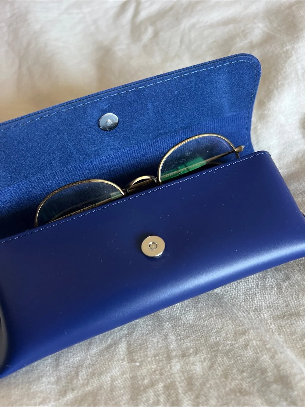 Warby Parker Abbot Round Metal Reading Glasses - Bronze Frame